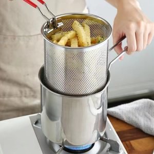 Stainless Steel Portable Deep Frying Pot