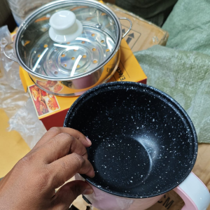 মার্বেল কোটিন মিনি কোকার (১ টি মাজুনি + ১ টি কাঠের চামচ ফ্রি)
