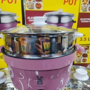 পিংক কালার Runbaisen 4.5 Liter Cooking Pot